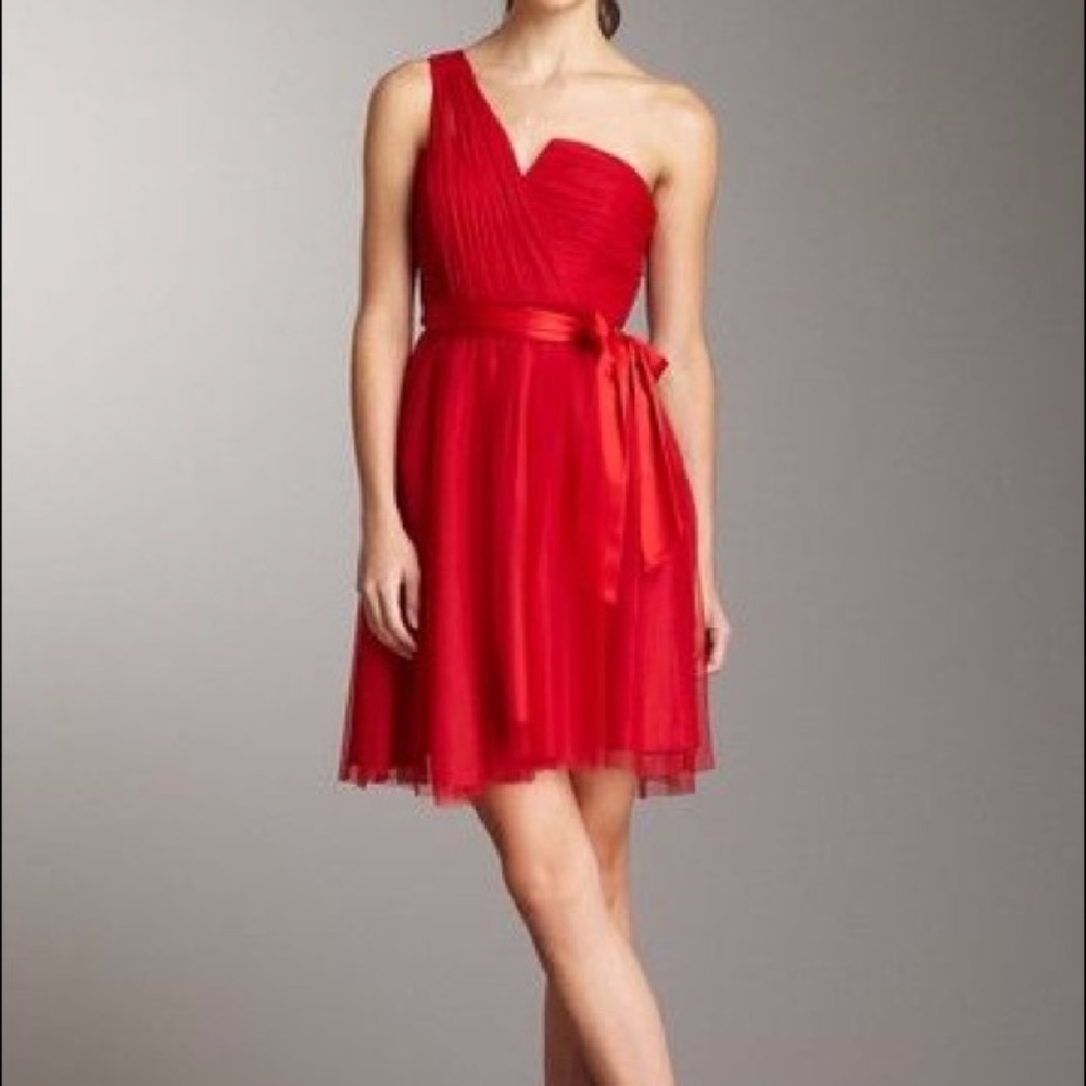 Max & Cleo One Shoulder Dress